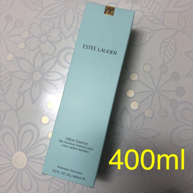 Estee Lauder(エスティローダー)のエスティローダー  マイクロ エッセンス ローション　限定サイズの400ml コスメ/美容のスキンケア/基礎化粧品(化粧水/ローション)の商品写真