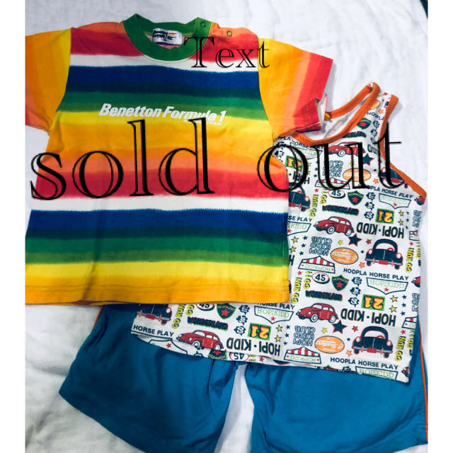 BENETTON(ベネトン)のsold out ！！BENETTON レインボー キッズ/ベビー/マタニティのキッズ服男の子用(90cm~)(Tシャツ/カットソー)の商品写真