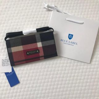 バーバリーブルーレーベル(BURBERRY BLUE LABEL)の新品　ブルー　レーベル　クレストブリッジ　バッグ(ショルダーバッグ)