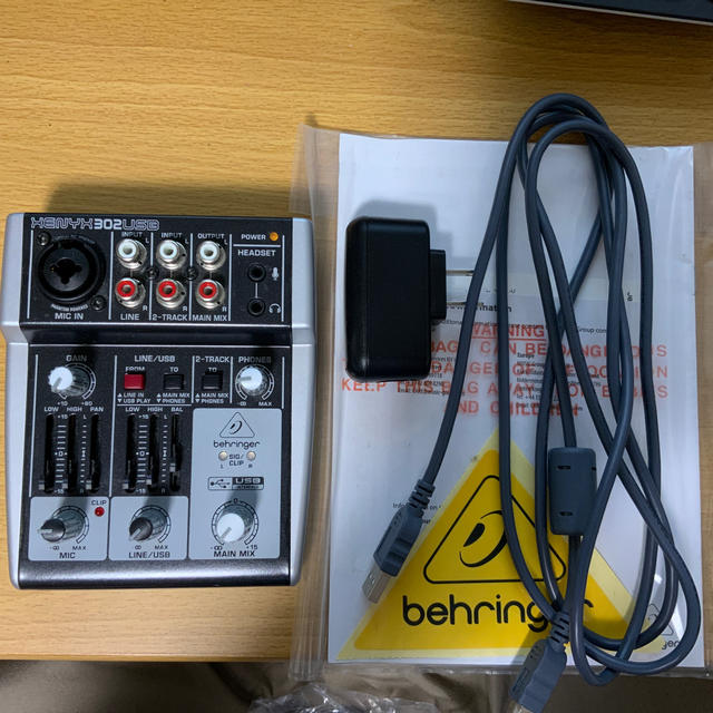 Behringer XENYX 302USB 楽器のDTM/DAW(オーディオインターフェイス)の商品写真