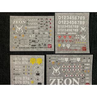 バンダイ(BANDAI)のMG ガンダムデカール　シャア専用機(プラモデル)