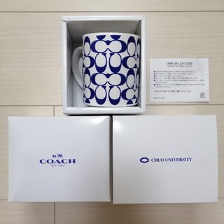 コーチ(COACH)のCOACH×中央大学コラボ マグカップ(非売品)(グラス/カップ)