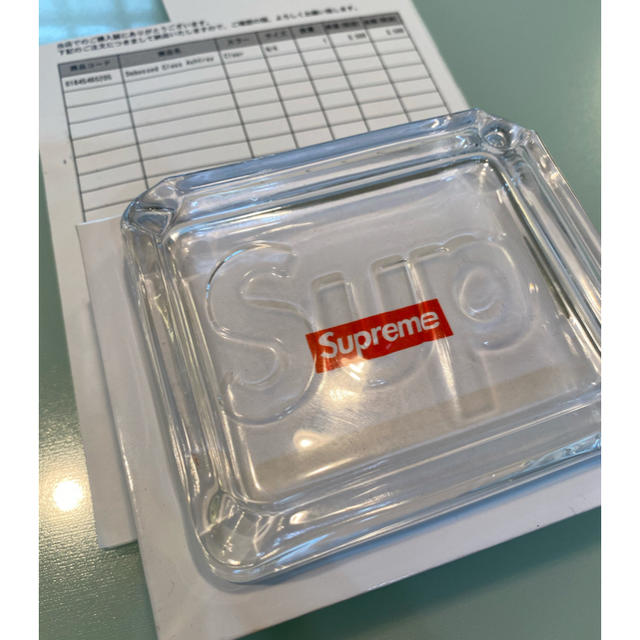 Supreme(シュプリーム)のsupreme  debossed glass ashtray インテリア/住まい/日用品のインテリア小物(灰皿)の商品写真