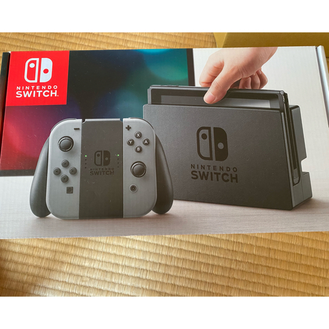 せずに Nintendo 任天堂Switch 旧型本体（グレー）の通販 by