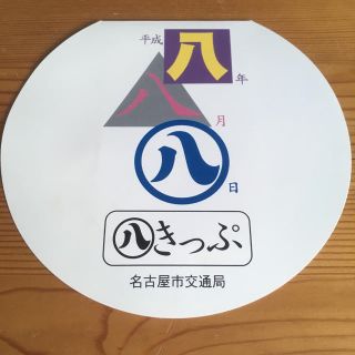 記念切符 平成８年８月８日 名古屋市交通局(鉄道)