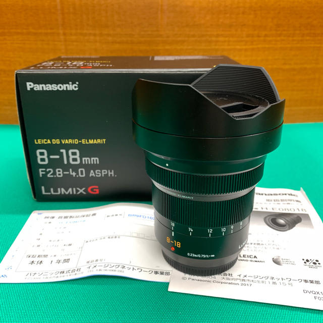 極美品 Panasonic LEICA DG 8-18F2… - レンズ(ズーム)