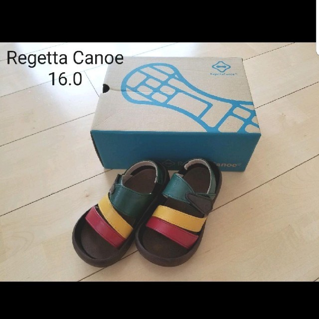 Regetta Canoe(リゲッタカヌー)の試着のみ☆Regetta Canoe/キッズサンダル/16.0 キッズ/ベビー/マタニティのキッズ靴/シューズ(15cm~)(サンダル)の商品写真