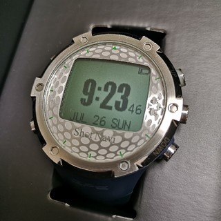 Shot Navi ショットナビ W1-FW ネイビー 中古品 GPS 腕時計(その他)