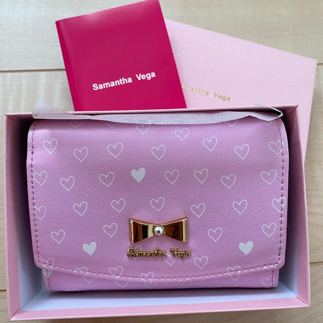 Samantha Vega(サマンサベガ)の再値下げしました！新品！Samantha Vegaの財布(ピンク)です。 レディースのファッション小物(財布)の商品写真