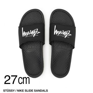 ナイキ(NIKE)の27㎝ STUSSY NIKE SLIDE SANDALS BENASSI(サンダル)