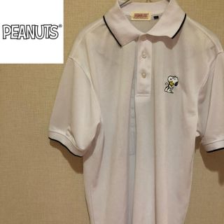 ピーナッツ(PEANUTS)の【スヌーピー好き必見！】ピーナッツ 胸元ワンポイント バックプリント ポロシャツ(ポロシャツ)