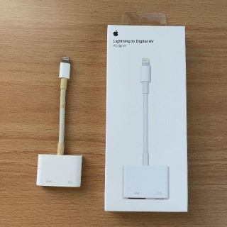 アップル(Apple)のApple純正 Lightning hdmi - Digital AVアダプタ(その他)