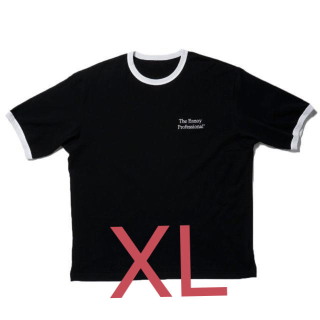 ENNOY エンノイ　リンガー　TEE Tシャツ　黒　XL