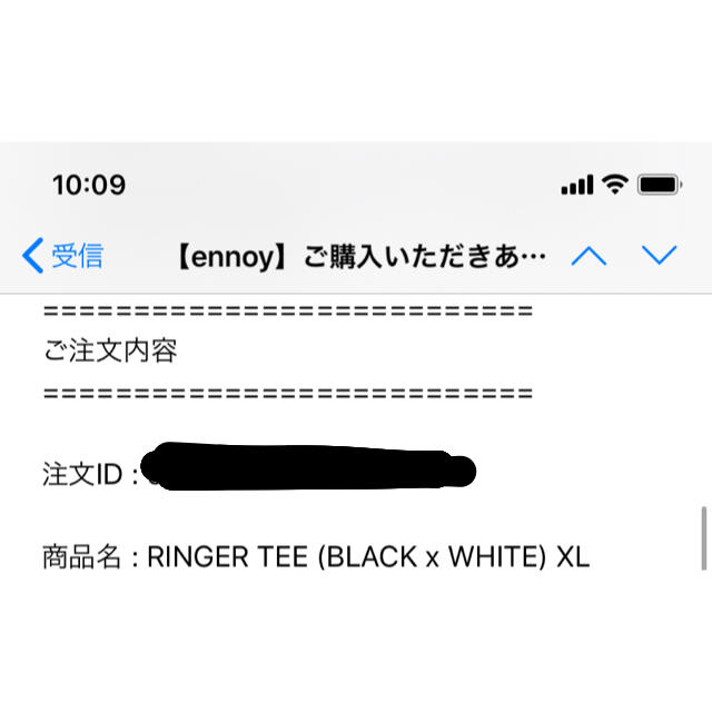 ENNOY エンノイ リンガーTシャツ XL black ブラック - Tシャツ