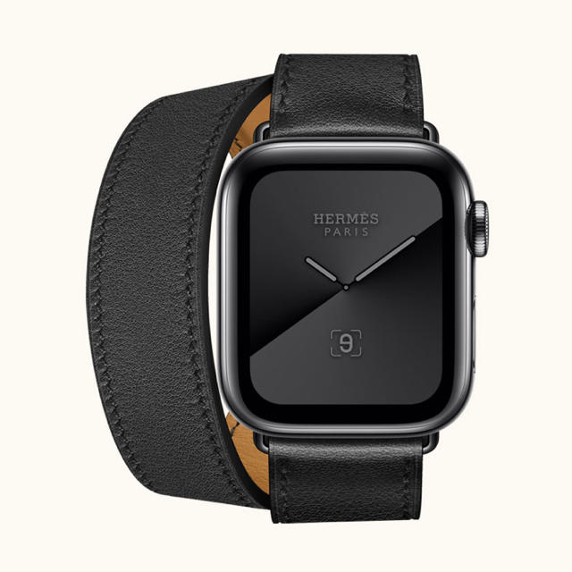 Hermes(エルメス)のApple Watch Hermès bands Double(black) レディースのファッション小物(腕時計)の商品写真