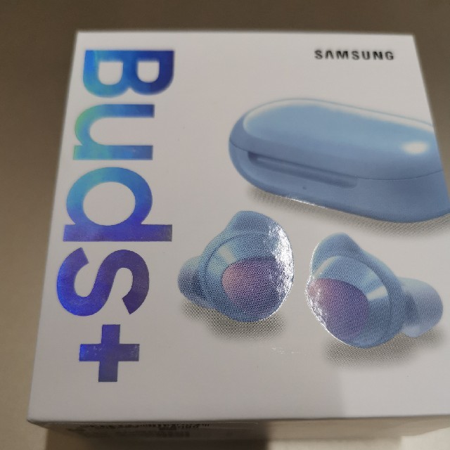 SAMSUNG(サムスン)のgalaxy Buds +　ブルー　未使用 スマホ/家電/カメラのオーディオ機器(ヘッドフォン/イヤフォン)の商品写真