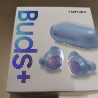 サムスン(SAMSUNG)のgalaxy Buds +　ブルー　未使用(ヘッドフォン/イヤフォン)