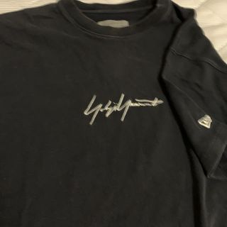 ヨウジヤマモト(Yohji Yamamoto)のyohjiyamamoto × newera カットソー　半袖　黒(Tシャツ/カットソー(半袖/袖なし))