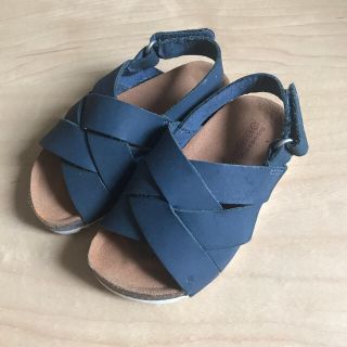 ザラキッズ(ZARA KIDS)のZARAベビー　サンダル 20 レザー　(サンダル)