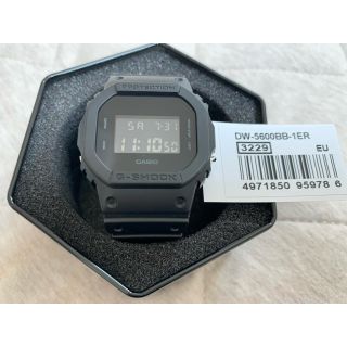 ジーショック(G-SHOCK)のCASIO G-SHOCK dw-5600bb-1DR 1ER(腕時計(デジタル))