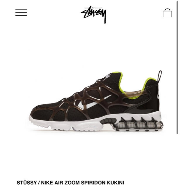 STUSSY(ステューシー)の★送料込み★NIKE★AIR ZOOM SPIRIDON KUKINI★ メンズの靴/シューズ(スニーカー)の商品写真