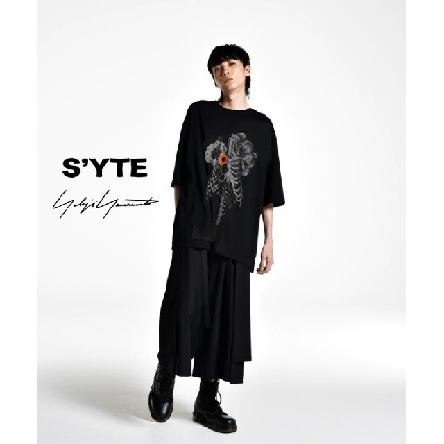 Syte Yohji 20ss Y-3 Tシャツ スカル フラワー