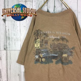 ユニバーサルスタジオジャパン(USJ)の【メキシコ製】ユニバーサルスタジオハリウッド バックプリントロゴ Tシャツ(Tシャツ/カットソー(半袖/袖なし))