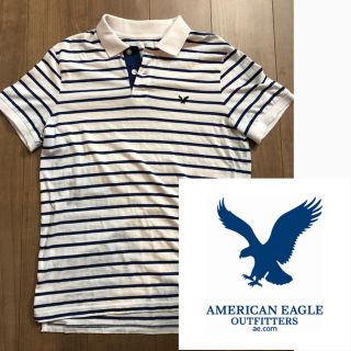 アメリカンイーグル(American Eagle)のアメリカンイーグル　ポロシャツ　ロゴ　美品　価格交渉ok(ポロシャツ)