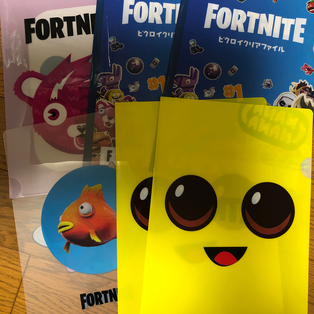 FORTNITEクリアファイルセットＢ エンタメ/ホビーのアニメグッズ(クリアファイル)の商品写真