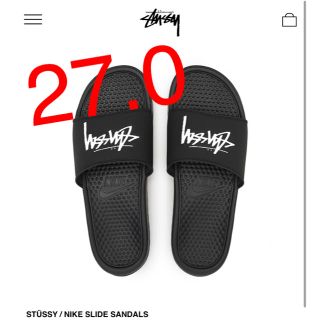 ステューシー(STUSSY)の【27.0】STÜSSY / NIKE SLIDE SANDALS(サンダル)