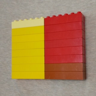 レゴ(Lego)のレゴ デュプロ ロングブロック 16個 2×6(積み木/ブロック)