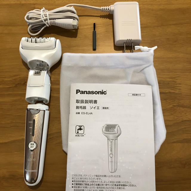 Panasonic(パナソニック)のPanasonic soie ES-EL4A 脱毛器 スマホ/家電/カメラの美容/健康(レディースシェーバー)の商品写真