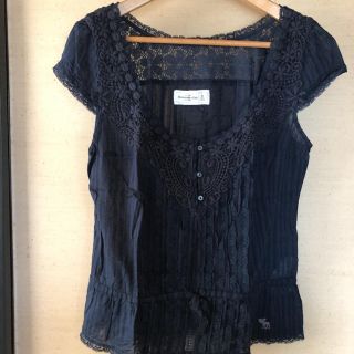 アバクロンビーアンドフィッチ(Abercrombie&Fitch)のアバクロ半袖ブラウス(Tシャツ(半袖/袖なし))