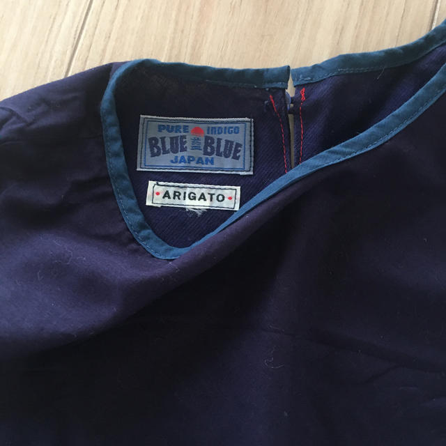 BLUE BLUE(ブルーブルー)のBLUE BLUE  ノースリーブシャツ レディースのトップス(シャツ/ブラウス(半袖/袖なし))の商品写真