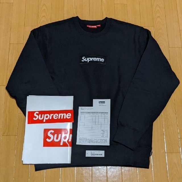 Supreme Box Logo Crewneck Black Lサイズ