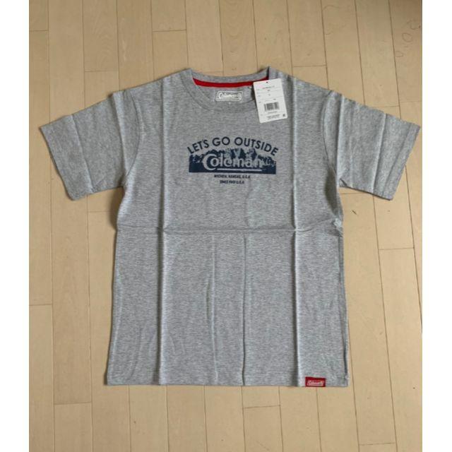 Coleman(コールマン)の新品未使用　コールマンTシャツ　Sサイズ　グレー　メンズ coleman メンズのトップス(Tシャツ/カットソー(半袖/袖なし))の商品写真