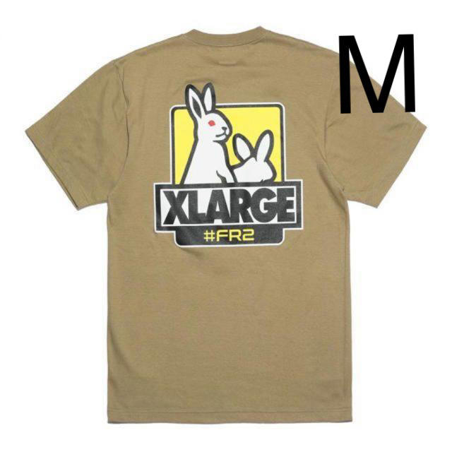 XLARGE(エクストララージ)のFR2 XLARGE Fxxk Icon Tee2 ベージュ M メンズのトップス(Tシャツ/カットソー(半袖/袖なし))の商品写真