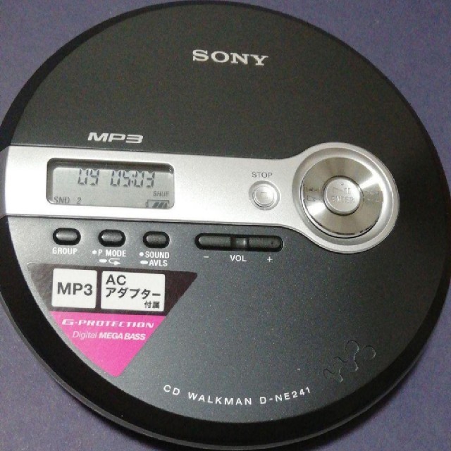 「値下げ」SONY ポータブルCDプレーヤー　D-NE241