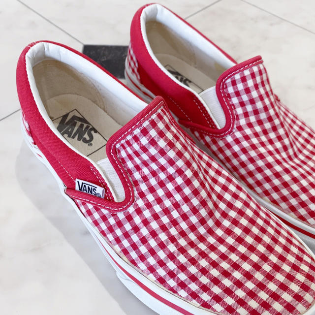 VANS(ヴァンズ)のVANS バンズ ◆ ギンガムチェック チェッカー スリッポン スニーカー  レディースの靴/シューズ(スニーカー)の商品写真