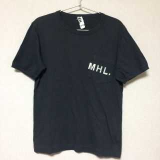 マーガレットハウエル(MARGARET HOWELL)のMHL マーガレットハウエル tシャツ カットソー 黒(Tシャツ/カットソー(半袖/袖なし))