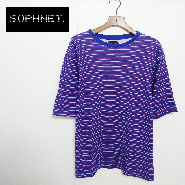 SOPH(ソフ)のSOPHNET.　ソフネット　ボーダーTシャツ メンズのトップス(Tシャツ/カットソー(七分/長袖))の商品写真