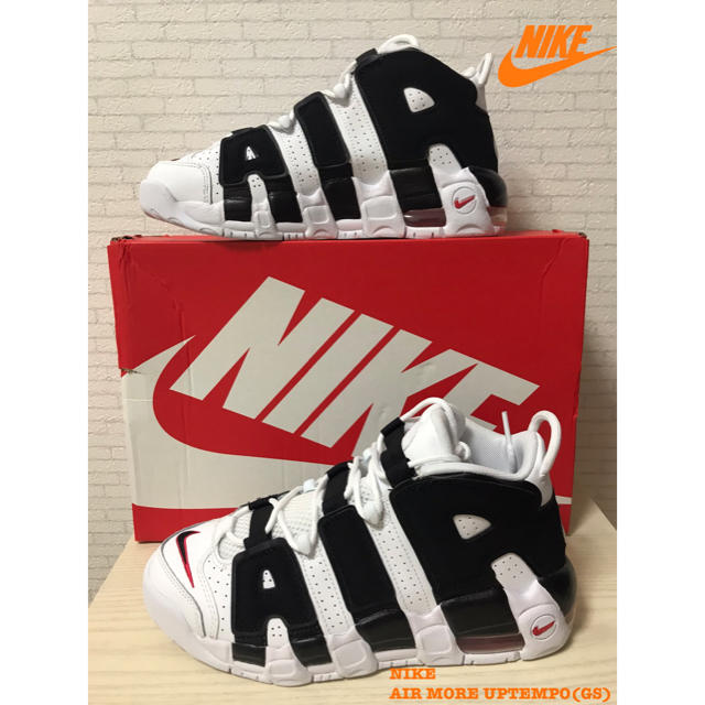 【24.5cm】箱付き新品　NIKE AIR MORE UPTEMPO GSのサムネイル