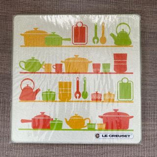 ルクルーゼ(LE CREUSET)のル・クルーゼ　ガラスキッチンプレート(収納/キッチン雑貨)