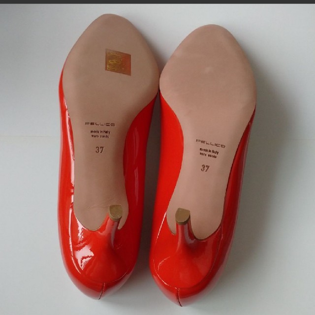 PELLICO(ペリーコ)の最終値下 ペリーコ(PELLICO)パンプス オレンジ 37(23.5～24㎝) レディースの靴/シューズ(ハイヒール/パンプス)の商品写真
