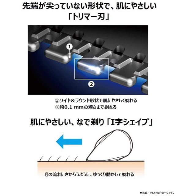 新品/未使用  Panasonic ER-GK80-K(黒) ボディトリマー 2