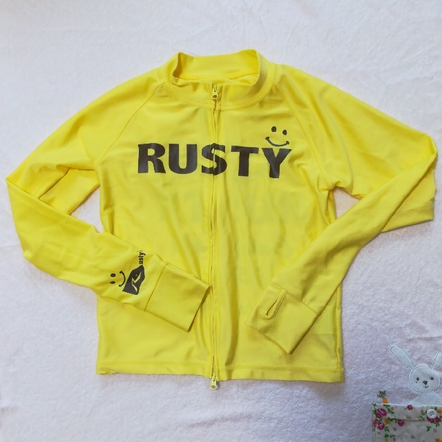 RUSTY(ラスティ)のラッシュガード　長袖 キッズ/ベビー/マタニティのキッズ服女の子用(90cm~)(水着)の商品写真