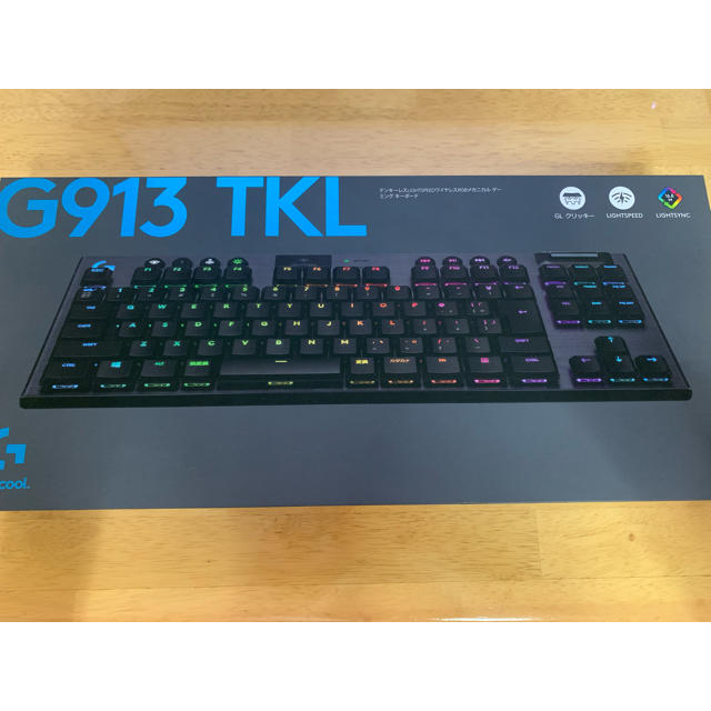 Logicool G913 TKL クリッキー「青軸」 ゲーミングキーボード