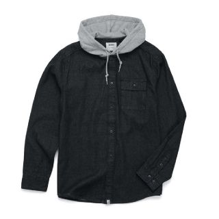 オルタモント(ALTAMONT)のオルタモント フード付きデニムシャツ black(シャツ)