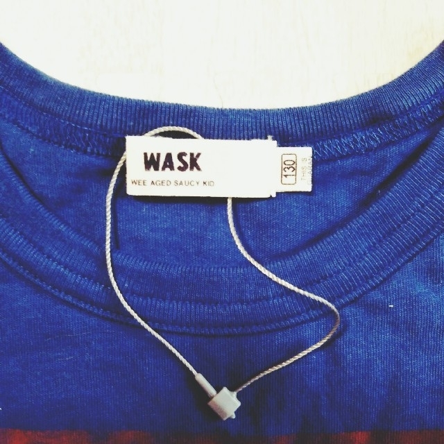 WASK(ワスク)の再値下セール★ワスク★新品未使用★キッズ★Tシャツ★130センチ★ネイビー夏服★ キッズ/ベビー/マタニティのキッズ服男の子用(90cm~)(Tシャツ/カットソー)の商品写真