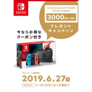 ニンテンドースイッチ(Nintendo Switch)のニンテンドーSwitchのソフト3000円クーポン(家庭用ゲームソフト)